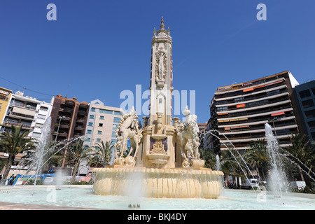 Plaza de Los Luceros, Alicante / Alacant, Provincia di Alicante, Comunidad Valenciana, Spagna Foto Stock