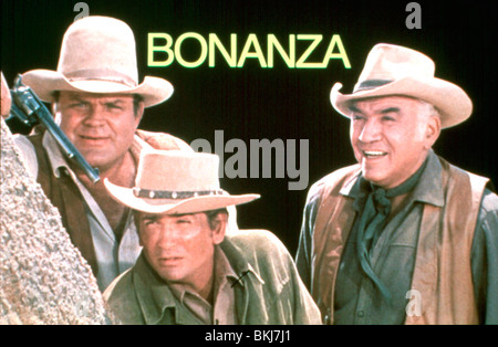 BONANZA (TV) DAN BLOCKER, Michael Landon, Lorne Greene BNZ 014 Foto Stock