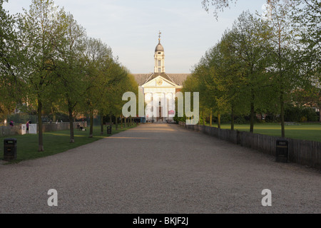 Il Royal Hospital visto da St Leonard terrazza nel quartiere di Chelsea. Foto Stock