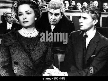 La diffamazione (1959) Olivia de Havilland, Robert Morley, Dirk Bogarde LIBL 001P Foto Stock