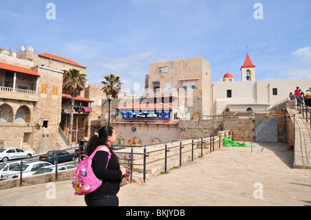 Israele, Galilea occidentale, acro, XVIII secolo la chiesa di San Giovanni che si trova entro le mura della città di Acri Foto Stock