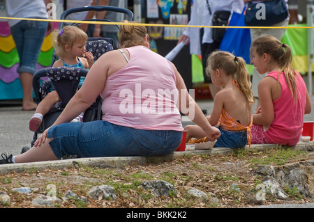 Giorni di Pioneer High Springs Florida abitudini alimentari degli americani Foto Stock