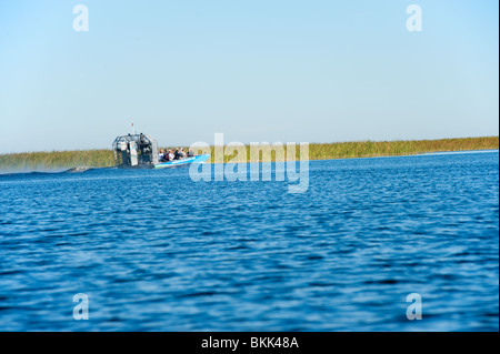 Barca di aria in Everglades National Forest in Florida, Stati Uniti d'America Foto Stock