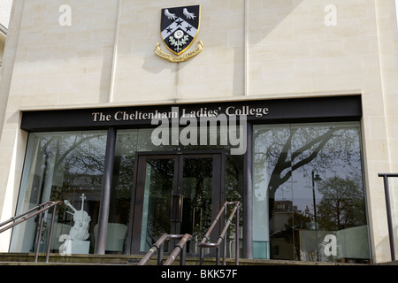 Ingresso alla cheltenham ladies college bayshill road CHELTENHAM REGNO UNITO Foto Stock