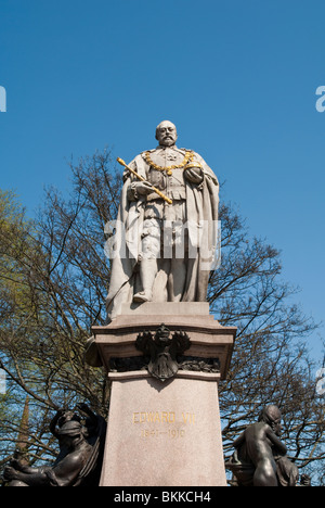 Statua di Edoardo VII, Aberdeen, Scozia Foto Stock