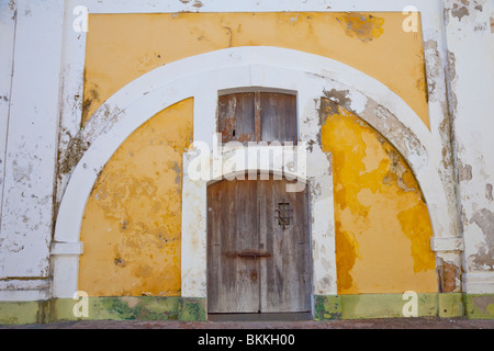 Architettura di interni di San Felipe del Morro Castle in San Juan, Puerto Rico, West Indies. Foto Stock