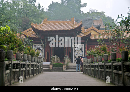 Re del Tempio o Fengdu città fantasma accanto al Fiume Yangtze Municipalità di Chongqing Cina Foto Stock