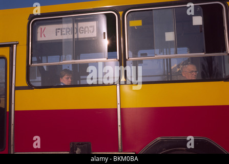Wroclaw, Polonia, Aprile 2010 -- Bus Foto Stock