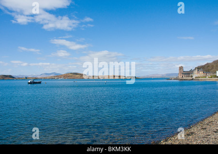 Barche nella Baia di Oban Oban Argyll & Bute Scozia Scotland Foto Stock