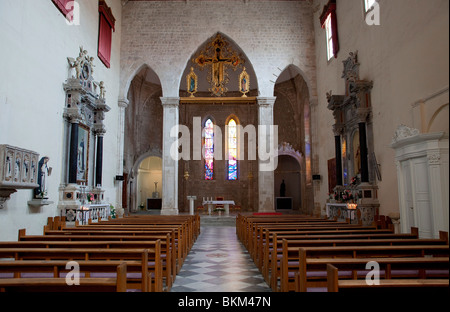 La chiesa del monastero domenicano, il centro storico di Dubrovnik, Croazia Foto Stock