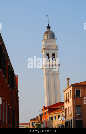 Torre di San Giorgio de Greci chiesa a Venezia, Italia Foto Stock