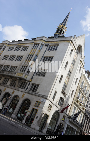 Il vecchio edificio Atkinsons in Old Bond Street angolo di Burlington Gardens. Foto Stock