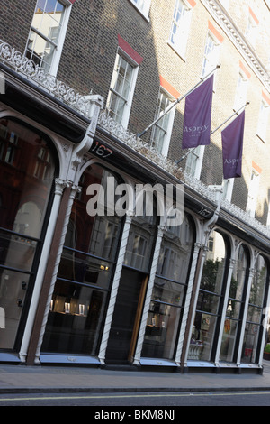 Immagine ritratto di Asprey store in New Bond Street, Londra. Foto Stock