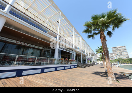 Ristorante & tapas bar esterno, Panoramis complessa, Alicante Città, Provincia di Alicante, Comunidad Valenciana, Spagna Foto Stock
