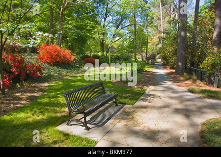 Glencairn giardino in collina della roccia Carolina del Sud Foto Stock