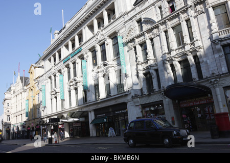 La facciata anteriore del Trocadero di Londra vicino a Piccadilly Circus a Londra. Foto Stock
