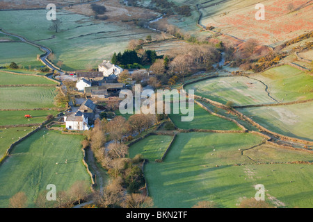 Il villaggio di testa Wasdale in inglese il Parco Nazionale del Distretto dei Laghi in Cumbria Foto Stock