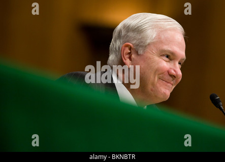 Il segretario americano alla Difesa Robert Gates. Foto Stock