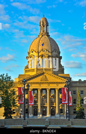 L'edificio legislativo in Edmonton Alberta. Foto Stock