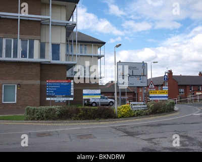 Il Royal Hospital di Oldham,Lancashire,l'Inghilterra,UK. Foto Stock