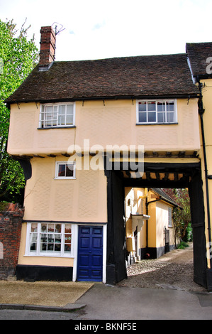 Tudor House, Church Street, Baldock Hertfordshire, England, Regno Unito Foto Stock