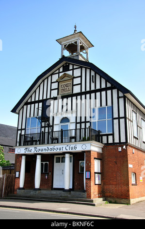 Il municipio vecchio edificio, Bedford Road, Sandy, Bedfordshire, England, Regno Unito Foto Stock