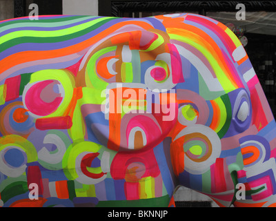 "Elephant Parade' London 2010 asta asian Foto Stock