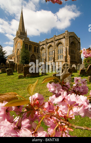 La Chiesa in Occidente Adderbury in Cotswolds, Oxfordshire, Regno Unito Foto Stock