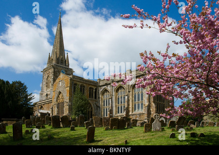 La Chiesa in Occidente Adderbury in Cotswolds, Oxfordshire, Regno Unito Foto Stock