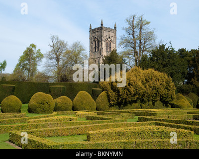 San Bartolomeo la Chiesa a: Elvaston Castle e Country Park, DERBYSHIRE REGNO UNITO Inghilterra Foto Stock