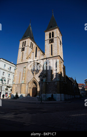 Gesù la Cattedrale del Sacro Cuore a Sarajevo in Bosnia e Erzegovina Sarajevo in Bosnia e Erzegovina 16 Marzo 2010 Foto Stock