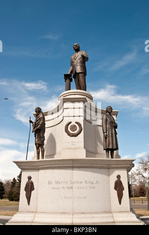 Denver Colorado Martin Luther King Memorial Foto Stock