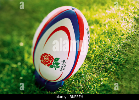 Inghilterra rugby ball Foto Stock