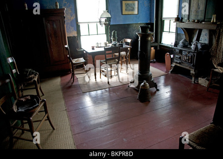 Home interno, museo Zuiderzee, Enkhuizen, Paesi Bassi Foto Stock