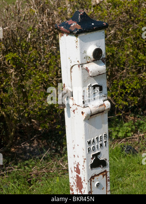 Un punto di acqua a Foxton Locks, LEICESTERSHIRE REGNO UNITO Inghilterra Foto Stock