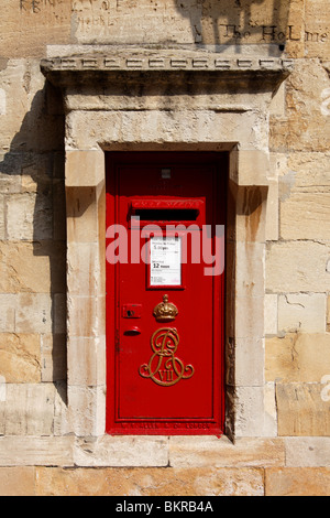 Postbox al Castello di Windsor in Inghilterra, dal regno del re Edward VII (1901-1910) Foto Stock