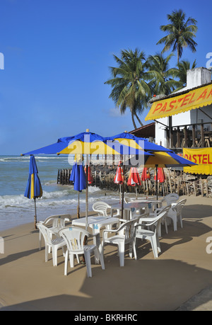 Spiaggia deserta Ristorante Pipa Brasile Foto Stock