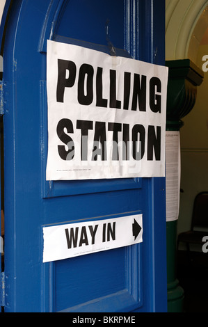 Elezione della stazione di polling Foto Stock