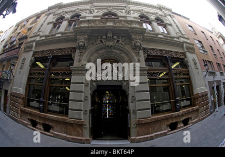 Ingresso al Casinò reale de Murcia sulla Calle Traperia, città di Murcia in Spagna Foto Stock