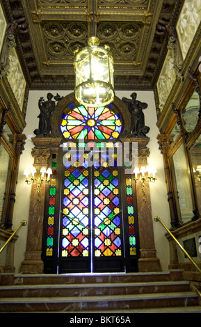 Ingresso al Casinò reale de Murcia sulla Calle Traperia, città di Murcia in Spagna Foto Stock