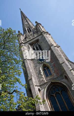 La chiesa parrocchiale di Thaxted, Essex, Inghilterra. Foto Stock