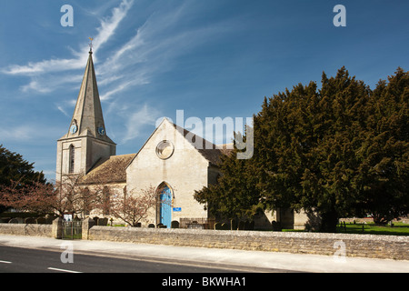 Chiesa parrocchiale di San Giacomo in Aston, Oxfordshire, Regno Unito Foto Stock