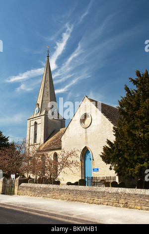 Chiesa parrocchiale di San Giacomo in Aston, Oxfordshire, Regno Unito Foto Stock