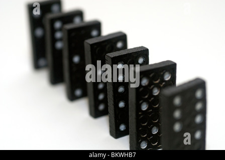 Domino piastrelle. (© Richard B. Levine) Foto Stock