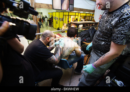 Tattoo Convention di Roma 2010. Foto Stock