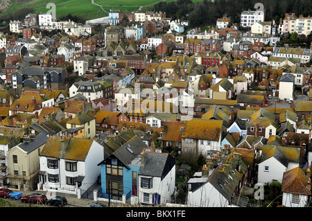Hastings Old Town Foto Stock