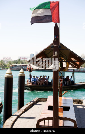 Abras sul Dubai Creek di Dubai Foto Stock