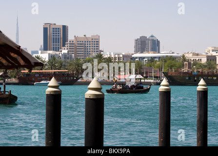 Abras sul Dubai Creek di Dubai Foto Stock