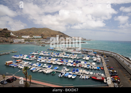 Marina di Puerto Rico, Gran Canaria Spagna Foto Stock