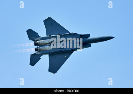 F-15 Eagle in volo al 2010 Thunder su Louisville Air Show a Louisville, Kentucky Foto Stock